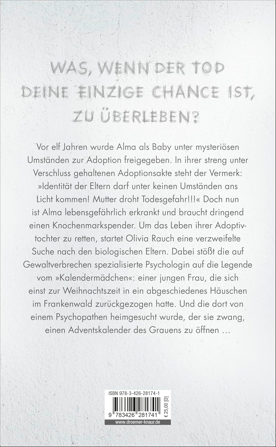 Bücher - Das Kalendermädchen: Psychothriller – Bild 2