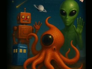 Bücher – Unerwünschte Aliens & andere Katastrophen: Satirische Science-Fiction-Geschichten aus einem Universum mit Systemfehlern